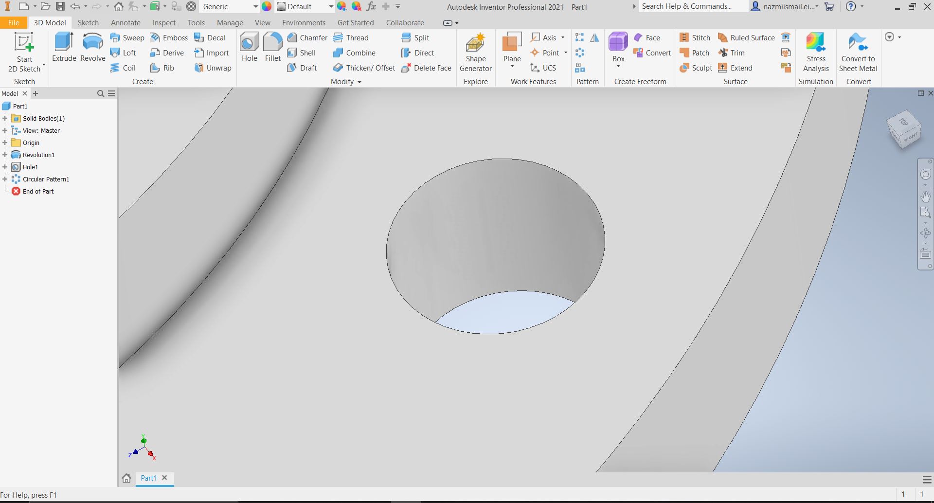 Jenis ‘hole Dalam Autodesk Inventor Nf Design And Engineering 5462