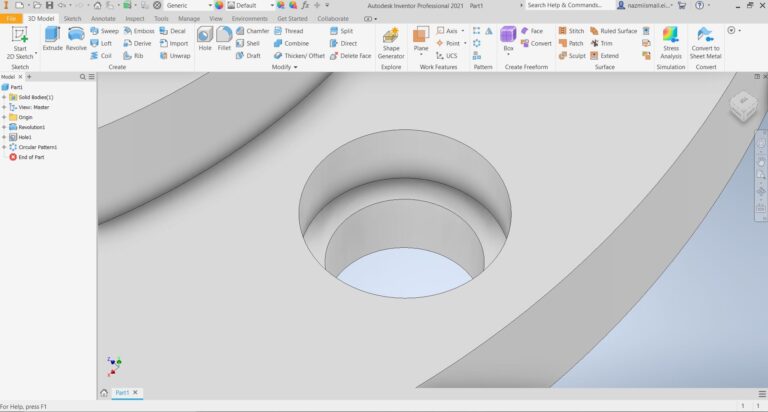 Jenis ‘hole Dalam Autodesk Inventor Nf Design And Engineering 9186